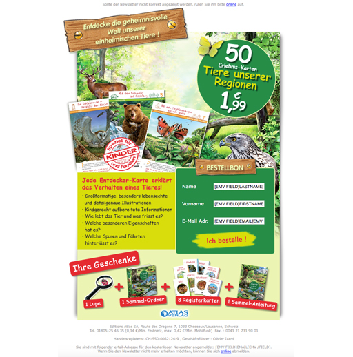 Emailing Editions Atlas